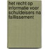 Het recht op informatie voor schuldeisers na faillissement
