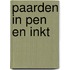 Paarden in pen en inkt