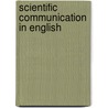 Scientific communication in English by Geert Jacobs