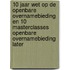 10 jaar Wet op de Openbare Overnamebieding en 10 masterclasses Openbare Overnamebieding later