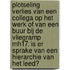 Plotseling verlies van een collega op het werk of van een buur bij de vliegramp MH17: is er sprake van een hierarchie van het leed?