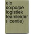 ELO SO/PO/PE Logistiek teamleider (licentie)