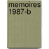 Memoires 1987-B