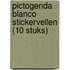 Pictogenda blanco stickervellen (10 stuks)