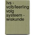 LVS - VCLB/Leerling Volg Systeem - Wiskunde