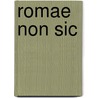 Romae non sic by Hiske Lulofs