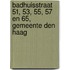 Badhuisstraat 51, 53, 55, 57 en 65, gemeente Den Haag