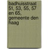 Badhuisstraat 51, 53, 55, 57 en 65, gemeente Den Haag door R.J. van Zoolingen