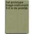 Het prototype triage-instrument 0.6 in de praktijk