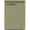 Boodschappenlijst - Triangles door Onbekend