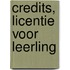 Credits, licentie voor leerling