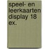 Speel- en leerkaarten display 18 ex.