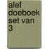 Alef Doeboek set van 3