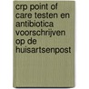 CRP point of care testen en antibiotica voorschrijven op de huisartsenpost by Y. Weesie