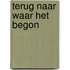 Terug naar waar het begon