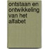 Ontstaan en ontwikkeling van het alfabet