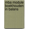 MBA Module Boekhouden in Balans door Tom van Vlimmeren