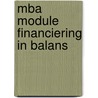 MBA Module Financiering in Balans door Tom van Vlimmeren