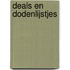 Deals en dodenlijstjes