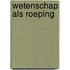 Wetenschap als roeping