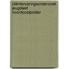 Cliëntervaringsonderzoek Jeugdwet Noordoostpolder by Marjolein Boendermaker