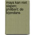 Maya kan niet slapen; Philibert: de Bijendans