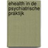 eHealth in de psychiatrische praktijk