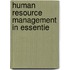 Human Resource Management in essentie