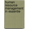 Human Resource Management in essentie door Ralf Caers
