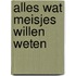 Alles wat meisjes willen weten
