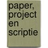 Paper, project en scriptie