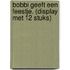 bobbi geeft een feestje. (display met 12 stuks)