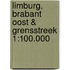 Limburg, Brabant oost & grensstreek 1:100.000