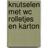 Knutselen met WC rolletjes en karton