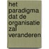 Het paradigma dat de organisatie zal veranderen