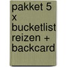 Pakket 5 x Bucketlist reizen + backcard by Marloes de Hooge