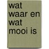 Wat waar en wat mooi is