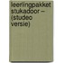 Leerlingpakket Stukadoor – (Studeo versie)