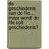 De geschiedenis van de file ... maar wordt de file ooit geschiedenis?