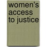 Women's access to justice door Leontine Bijleveld