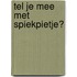 Tel je mee met Spiekpietje?