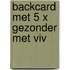 Backcard met 5 x Gezonder met Viv