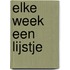 Elke week een lijstje