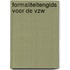 Formaliteitengids voor de VZW