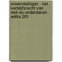Vreemdelingen - Het verblijfsrecht van niet-EU-onderdanen - editie 201