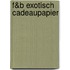 F&B Exotisch cadeaupapier