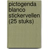 Pictogenda blanco stickervellen (25 stuks) by Unknown