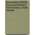 Keuzedeel K0028 Duurzaamheid in het beroep A (folio versie)