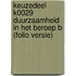 Keuzedeel K0029 Duurzaamheid in het beroep B (folio versie)