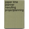 Paper time planner navulling projectplanning door Marloes Lubberding